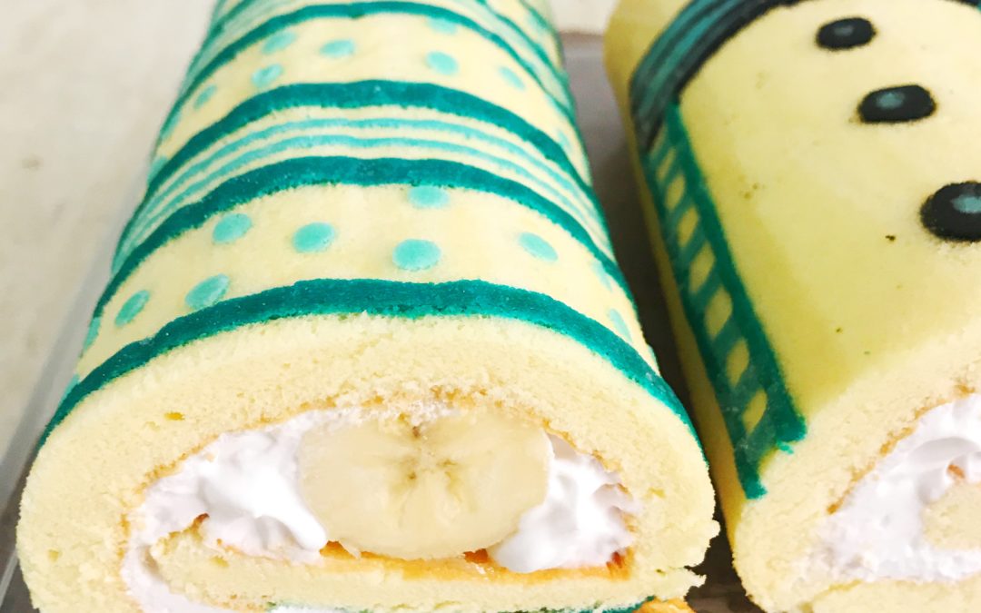 Banana Chocolate Swiss Rolls for Father’s Day